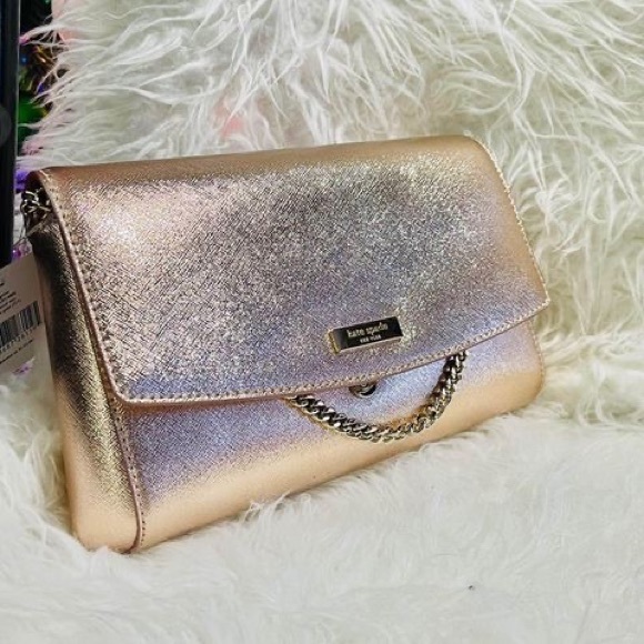 Authentic Kate spade 2 way Crossbody Bag in rose gold - Picture 6 of 8